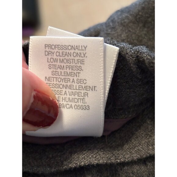 Susan Bristol Womens 10P Gray Wool A Line Long Skirt Preppy Academia - Picture 9 of 12